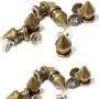RUBYCA 12MM 50 Sets Metal Tree Spikes and Studs Metallic Screw-Back for DIY Leather-Craft Bronze Color RUBYCA 12MM 50 Sets Metal Tree Spikes and Studs Metallic Screw-Back for DIY Leather-Craft Bronze Color