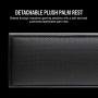 Corsair K95 RGB Platinum XT Mechanical Gaming Keyboard, Backlit RGB LED, Cherry MX Speed RGB Silver, Black (CH-9127414-NA)