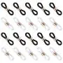 Jdesun 20 Pieces Eyeglass Chain Ends,Adjustable Rubber Ends Connectors for Eye Glasses Holder Necklace Chain Jdesun 20 Pieces Eyeglass Chain Ends,Adjustable Rubber Ends Connectors for Eye Glasses Holder Necklace Chain