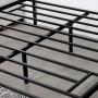VECELO Metal Platform Bed Frame Mattress Foundation with Headboard & Footboard/Firm Support & Easy Set up Structure, Full, Black
