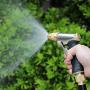 HOMY Garden Hose Nozzle, Heavy Duty Metal in Zinc Alloy Body with Full Brass Nozzle & ABS Plastic with Rubber Coating,4 Watering Patterns High Pressure-Best for Watering Plants,Car Washing,Pets Shower
