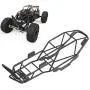 RC Roll Cage, Metal RC Frame Body Chassis Upgrade Part Compatible with Axial SCX10 1/10 RC Car Crawler RC Roll Cage, Metal RC Frame Body Chassis Upgrade Part Compatible with Axial SCX10 1/10 RC Car Crawler