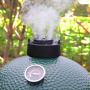 KAMaster Cast Iron Chimney Cap for Big Green Egg Daisy Wheel Large&Medium Dual Function Metal Top with Slide Draft Top Damper Cap Big Green Egg Accessories Vented Cap Big Green Egg Replacement Parts