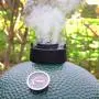 KAMaster Cast Iron Chimney Cap for Big Green Egg Daisy Wheel Large&Medium Dual Function Metal Top with Slide Draft Top Damper Cap Big Green Egg Accessories Vented Cap Big Green Egg Replacement Parts