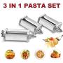 Pasta Attachment for KitchenAid Stand Mixer,Pasta Maker Machine with Pasta Roller Angel Hair and Fettuccine Pasta Cutter kitchenaid Attachments for Mixer by Gvode