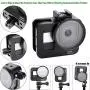 Gurmoir Back Door Case Aluminum Alloy Frame Housing for Gopro Hero 8 Black Action Camera, Wire Connectable Protective Metal Side Open Shell with 52mm UV Filter for Gopro Hero 8 Gurmoir Back Door Case Aluminum Alloy Frame Housing for Gopro Hero 8 Black Action Camera, Wire Connectable Protective Metal Side Open Shell with 52mm UV Filter for Gopro Hero 8