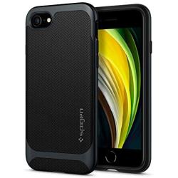 Spigen Neo Hybrid Designed for iPhone SE 2020 Case/Designed for iPhone 8 Case (2017) / Designed for iPhone 7 Case (2016) - Metal Slate