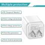 LUOSIKE iPhone Charger 10 ft Cable with Wall Plug (4 Pack), Dual USB Wall Charger Block with 2X10 Foot Long Charging Cord Compatible with iPhone 11/11 Pro/11 Pro Max/Xs/Xs Max/XR/X 8/7/6/6S Plus, iPad