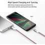 USB to USB C Cable 10ft, Fasgear 3 Pack Long Type C Cable Nylon Braided Fast Charging Compatible with Galaxy Note 8 9 S8/S9/S10/S10+, LG V20/G6 and More (Blue/Purple/Pink)