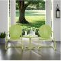 Crosley Furniture KO10004KL Griffith 3-Piece Retro Metal Outdoor Seating Set with 2 Chairs and Side Table, Key Lime
