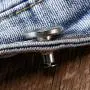 12 Sets Replacement Metal Jean Buttons Silver No Sew Instant Buttons 17 mm Detachable Pants Buttons for Jeans Clothes Jackets Bags 12 Sets Replacement Metal Jean Buttons Silver No Sew Instant Buttons 17 mm Detachable Pants Buttons for Jeans Clothes Jackets Bags