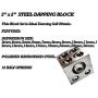 Dapping Block Punch Puncher Round Circle Metal Forming Steel (26 Piece)