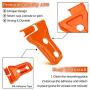 LAIKOU 8PCs Door Hinge Cover Decor Trim Exterior Protection Accessories Fit for 2018-2021 Jeep Wrangler JL JLU & Gladiator JT (Orange) LAIKOU 8PCs Door Hinge Cover Decor Trim Exterior Protection Accessories Fit for 2018-2021 Jeep Wrangler JL JLU & Gladiator JT (Orange)