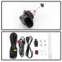 VIPMOTOZ Chrome Housing OE-Style Front Fog Light Driving Lamp Assembly For 2010-2016 Cadillac SRX - Bezel & Universal Wiring Included, Driver & Passenger Side VIPMOTOZ Chrome Housing OE-Style Front Fog Light Driving Lamp Assembly For 2010-2016 Cadillac SRX - Bezel & Universal Wiring Included, Driver & Passenger Side