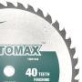 TOMAX 10-Inch 40 Tooth ATB Finishing Saw Blade with 5/8-Inch Arbor TOMAX 10-Inch 40 Tooth ATB Finishing Saw Blade with 5/8-Inch Arbor