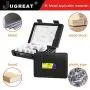Bi-Metal Hole Saw Kit,JUGREAT 15 Pcs High Speed Steel (HSS) 3/4 inches- 2-1/2 inches Hole Saw Set with Mandrels and Case,Sharp serrations suitable for Metal, Wood, Plastic, Drywall Bi-Metal Hole Saw Kit,JUGREAT 15 Pcs High Speed Steel (HSS) 3/4 inches- 2-1/2 inches Hole Saw Set with Mandrels and Case,Sharp serrations suitable for Metal, Wood, Plastic, Drywall