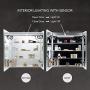 Blossom Recessed or Surface LED Mirror Medicine Cabinet w/Defogger, Dimmer, 3X Makeup Mirror, Outlets & USB (30x32/Zoom Mirror)