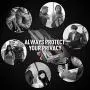 Magnetic Case for iPhone 7 Plus/8 Plus, Anti Peep Magnetic Double-Sided Privacy Screen Protector Clear Back Metal Bumper Antipeep Cases Anti Peeping 2 Sided Cover for iPhone 7 Plus/8 Plus-Purple