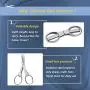 2Pcs Folding Scissors,Safe Portable Travel Scissors,Stainless Steel Telescopic Cutter Used for Home Office, Safety Portable Travel Trip Scissors 2Pcs Folding Scissors,Safe Portable Travel Scissors,Stainless Steel Telescopic Cutter Used for Home Office, Safety Portable Travel Trip Scissors