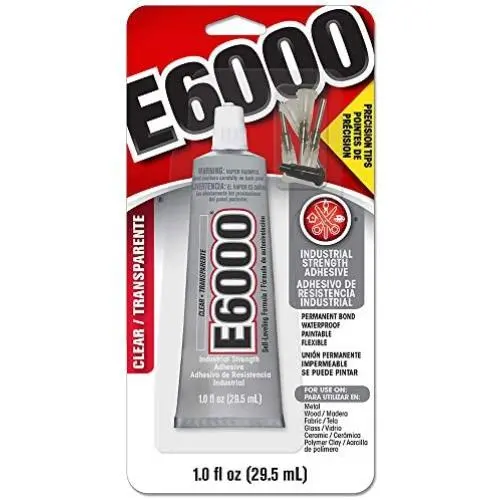 E6000 231020 Adhesive with Precision Tips, 1.0 fl oz E6000 231020 Adhesive with Precision Tips, 1.0 fl oz