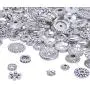 100 Gram Bali Style Antique Tibetan Silver Findings Jewelry Making DIY Metal Alloy Spacer Beads Deluxe New Mix 200-260pcs 100 Gram Bali Style Antique Tibetan Silver Findings Jewelry Making DIY Metal Alloy Spacer Beads Deluxe New Mix 200-260pcs