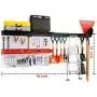Ultrawall Garage Storage, 48x36 inch Pegboard with Hooks Garage Storage Bins Tool Board Panel Tool Organizer