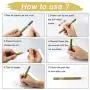 Paint Pen Gold Silver Metallic Permanent Acrylic Markers Set for Fabric Glass Rock Wooden Ceramic Leather Tire Painting, 0.7mm Extra Fine Tip (3pcs Gold+3pcs Silver) Paint Pen Gold Silver Metallic Permanent Acrylic Markers Set for Fabric Glass Rock Wooden Ceramic Leather Tire Painting, 0.7mm Extra Fine Tip (3pcs Gold+3pcs Silver)