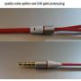 TENNMAK Dulcimer Strong Bass Clear Vocal Metal in-Ear Earphones Headphones Earbuds with Microphone and Remote - Red