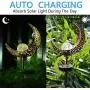 Garden Solar Light Outdoor Decorations-Moon Decor, Crackle Glass Ball Metal Garden Stake Light,Waterproof LED Lights for for Pathway, Lawn, Patio, Yard Garden Solar Light Outdoor Decorations-Moon Decor, Crackle Glass Ball Metal Garden Stake Light,Waterproof LED Lights for for Pathway, Lawn, Patio, Yard
