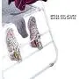 Honey-Can-Do Heavy Duty Gullwing Drying Rack, White Metal Honey-Can-Do Heavy Duty Gullwing Drying Rack, White Metal