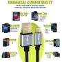 GearIT USB C Cable (3-Pack) 6ft USB Type-C to USB-A 2.0 Male Fast Charging USB Type C to Type A Cable for iPad Pro 2018, MacBook, Samsung S10 S10+ S9 Note 9, GoPro Hero 7 6, Nintendo Switch and More