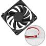 Pomya CPU Cooler 2pcs 8cm 12V CPU Cooling Fan CPU Fans Heat Sink Silent Mute Cooler for Computer PC