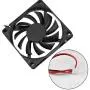 Pomya CPU Cooler 2pcs 8cm 12V CPU Cooling Fan CPU Fans Heat Sink Silent Mute Cooler for Computer PC