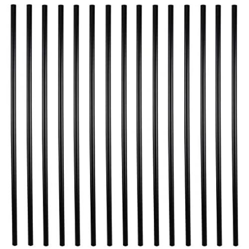 Myard 36 Inches Classic Hollow Round Iron Deck Balusters for Deck Railing Porch (50-Pack, Matte Black)