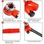 Goplus Ratchet Pipe Threader Kit, Ratcheting Pipe Threading Tool Set w/ 6 Dies- 1/4'', 3/8'', 1/2'', 3/4'', 1'', 1-1/4'' and Storage Case Goplus Ratchet Pipe Threader Kit, Ratcheting Pipe Threading Tool Set w/ 6 Dies- 1/4'', 3/8'', 1/2'', 3/4'', 1'', 1-1/4'' and Storage Case