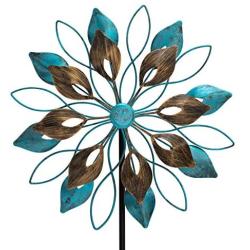 Mivnue Wind Spinner, Extra Large Metal Windmill Decorative Wind Catcher Lawn Ornament for Outdoor Yard Garden Decorations