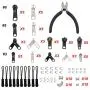 YaHoGa 143 Pieces Zipper Repair Kit Zipper Replacement with Zipper Install Plier for Bags, Jackets, Tents, Luggage, Backpacks, Sleeping Bag