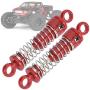 Tbest 2pcs Metal Shock Absorber, RC Shock Absorber Replacement with Caps Upgrade Parts Compatible with Fit for HS 18301 18302 18311 18312 1/18 RC Car