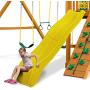 SwingnSlide Ws 5031 Olympus Wave Slide 2Piece Plastic Slide for 5 Decks, Yellow