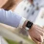 T-ENGINE Metal Band Compatible with Apple Watch SE Series 6 5 4 3 2/1, Upgraded Ultra Thin Band for 42mm 44mm Silver