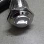 ESUPPORT 12V Car Vehicle White LED Light Momentary Speaker Horn Push Button Metal Switch 16mm