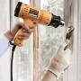SEEKONE Heat Gun 1800W Heavy Duty Hot Air Gun Kit Variable Temperature Control with 2-Temp Settings 4 Nozzles 122℉~1202℉(50℃- 650℃)with Overload Protection for Crafts, Shrinking PVC, Stripping Paint SEEKONE Heat Gun 1800W Heavy Duty Hot Air Gun Kit Variable Temperature Control with 2-Temp Settings 4 Nozzles 122℉~1202℉(50℃- 650℃)with Overload Protection for Crafts, Shrinking PVC, Stripping Paint