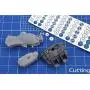 Madworks AW-031B Detail Up Metal Parts Photo-Etch for Gundam Thruster Nozzle