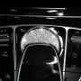 MAXDOOL Bling Accessories Metal Modified Center Console Multimedia Control Button Knob Trims Cover Emblems Stickers for Mercedes Benz A B E GLK GLA CLA GLE ML GL Class (47mm Knob Bling)