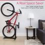 Bike Nook Bicycle Stand, Portable and Stationary Space-Saving Rack with Adjustable Height, for Indoor Bike Storage