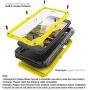 Beasyjoy iPhone 6 Case iPhone 6s Metal Case Heavy Duty with Screen Full Body Protective Waterproof Shockproof Dust Proof Tough Rugged Cover Bumper Military Grade Defender Yellow