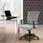 Furmax Office Mid Back Swivel Lumbar Support Desk, Computer Ergonomic Mesh Chair with Armrest (Gray) Furmax Office Mid Back Swivel Lumbar Support Desk, Computer Ergonomic Mesh Chair with Armrest (Gray)