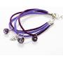 Hestya 10 Pieces Metal Rings Hoops with 10 Pieces 3 mm Faux Suede Cord String for Dream Catcher