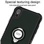 ICONFLANG Compatible Phone Case for iPhone Xs Max 6.5'' with Ring Kickstand 360 Degree Rotating Drop Airbag Protection Shock Absorption Case [Compatible Magnetic Car Mount case] (Dark Green)