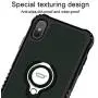 ICONFLANG Compatible Phone Case for iPhone Xs Max 6.5'' with Ring Kickstand 360 Degree Rotating Drop Airbag Protection Shock Absorption Case [Compatible Magnetic Car Mount case] (Dark Green)